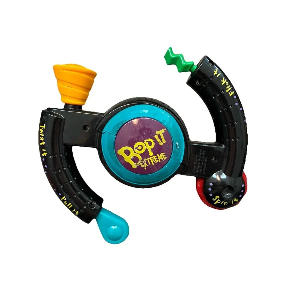 Bop It Extreme Hand Held Game 1998 Vintage Hasbro Toys Tested Works w/Batteries